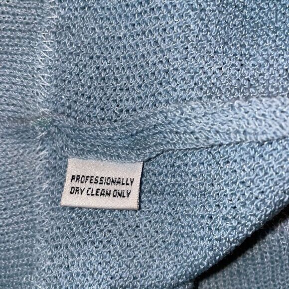 ST. JOHN Santana Knit Light Blue Scoop Neck Tank Top Women’s Size M - Picture 4 of 5